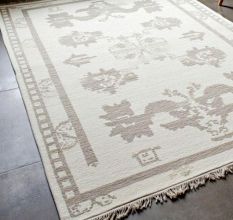 Modern Neutral Wool Area Rug